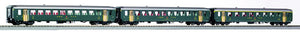 Piko 96792 HO Scale 1/87 3-Car Passenger Set EW I 1xA + 2xB SBB IV