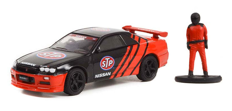 Greenlight 97130-E 1/64 Scale STP - 1999 Nissan Skyline R34