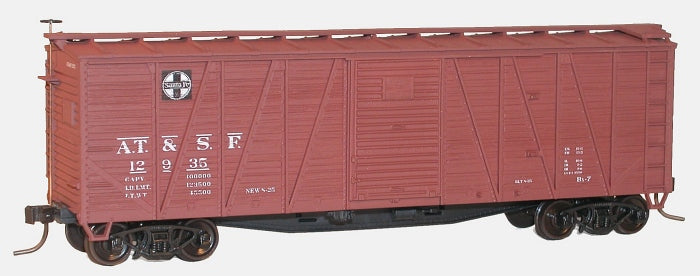Accurail 45012 Ho 40'Ss Wood Boxcar Atsf