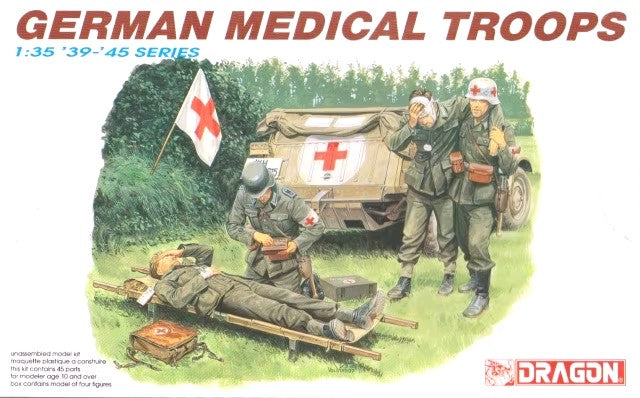 Dragon Models 6074 1/35 German Medical Troop (4) (Re-Issue)
