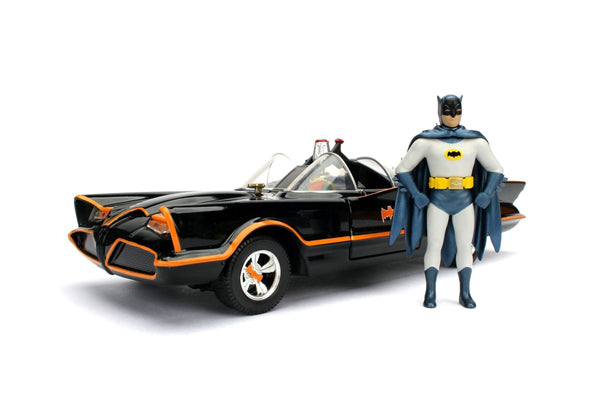 Jada Toys 98259 1/24 Scale Batmobile with Batman Figure