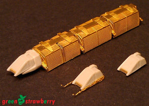 Green Strawberry 514 1/350 WorkBee #2: Cargo Train & Grabber Pack (Photo-Etch & Resin)