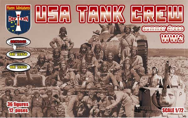 Orion Figures 72049 1/72 WWII US Army Tank Crew Summer Dress (36)