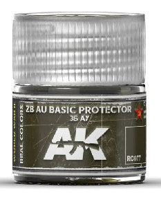 AK Interactive RC77 Real Colors: ZB AU Basic Protector 36 A7 Acrylic Lacquer Paint 10ml Bottle