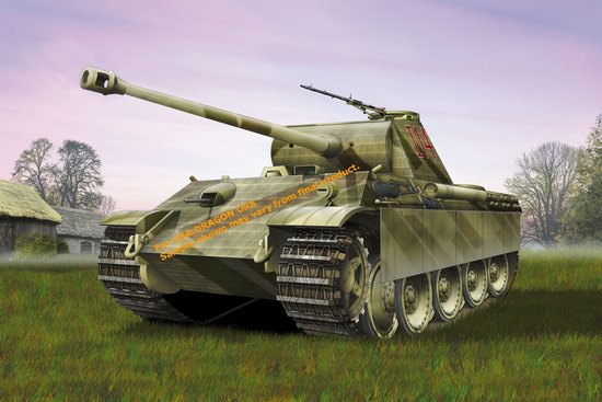 Dragon Models 7252 1/72 SdKfz 171 Panther G Early Production Tank w/Zimmerit (Re-Issue)