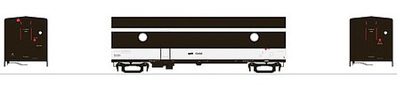 Rapido Trains 107350 HO Scale Steam Heater - Generator Car - Sound and DCC - Ready to Run -- VIA-CN 15450 (Restenciled Ex-CN, white, black)