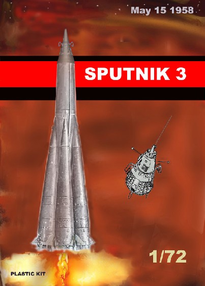Mac Models LO16 1/72 Sputnik 3 Soviet Satellite (19" Tall) (D)