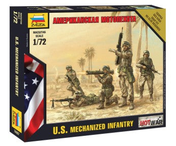 Zvezda 7407 1/72 US Modern Infantry (5) (Snap) (D)