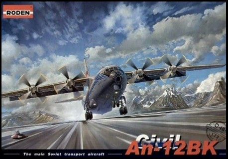 Roden 48 1/72 An12BK Civil Soviet Transport Aircraft (D)