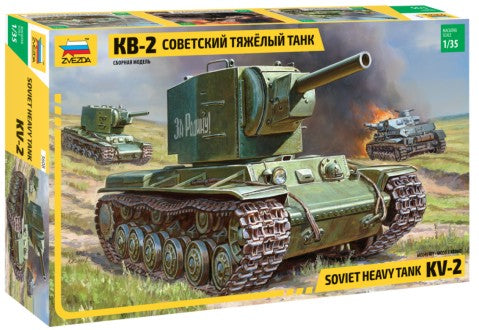 Zvezda 3608 1/35 Soviet KV2 Heavy Tank