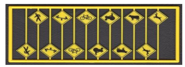 Tichy Trains 8253 HO Picture Warning Signs (12) (D)