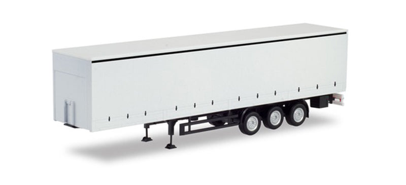 Herpa 76944 1/87 Scale 3-Axle Curtainside Trailer