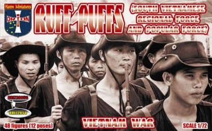 Orion Figures 72053 1/72 Vietnam War Ruff-Puffs South Vietnamese Regional Force & Popular Force (48)
