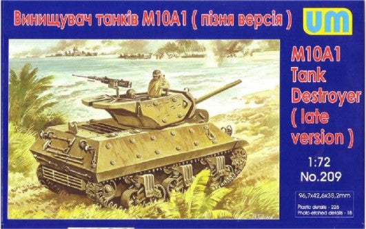 Unimodel 209 1/72 M10A1 Late Tank Destroyer