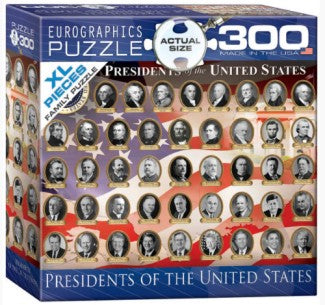 Eurographics 9432 Presidents of the United States Collage Puzzle (300pc)