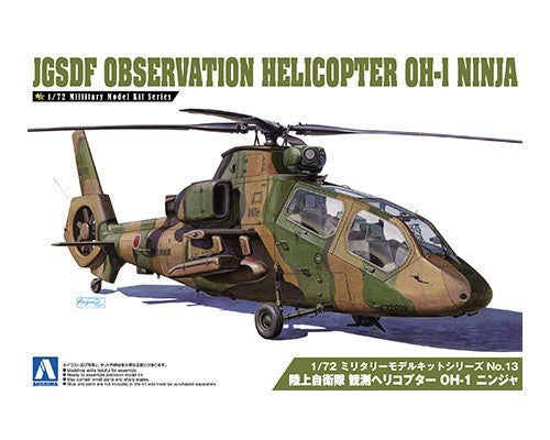 Aoshima 14349 1/72 OH1 Ninja JGSDF Observation Helicopter