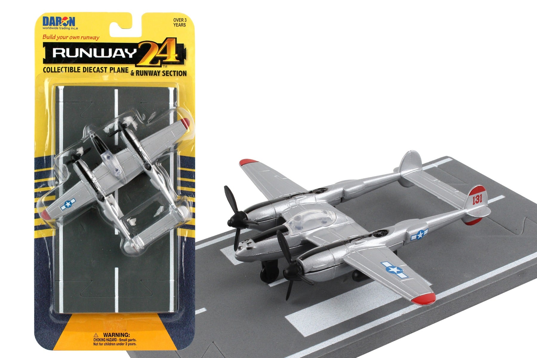 Daron Runway 24 RW180 Runway24 P38J Silver