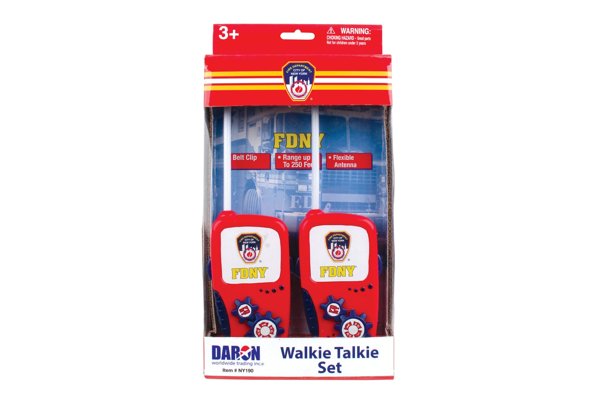 Daron Walkie Talkies NY190 Fdny Walkie Talkie Playset