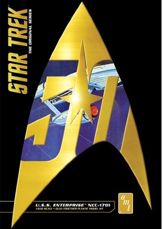 AMT Models 947 1/650 Star Trek Classic USS Enterprise (50th Anniversary Edition)