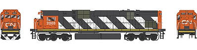 Bowser 24766 HO Scale MLW/Alco C630M w/LokSound & DCC - Executive Line -- Canadian National #2023 (Sargent Stripe, black, white, red)