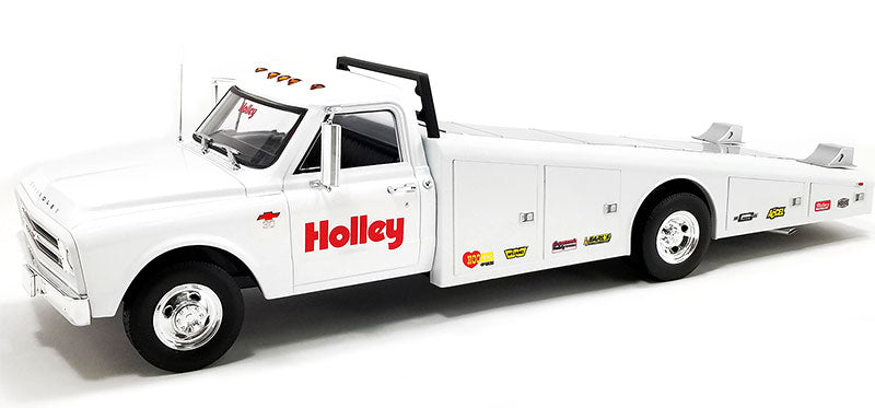 Acme A1801707WH 1/18 Scale Holley Speed Shop - 1967 Chevrolet C-30 Ramp