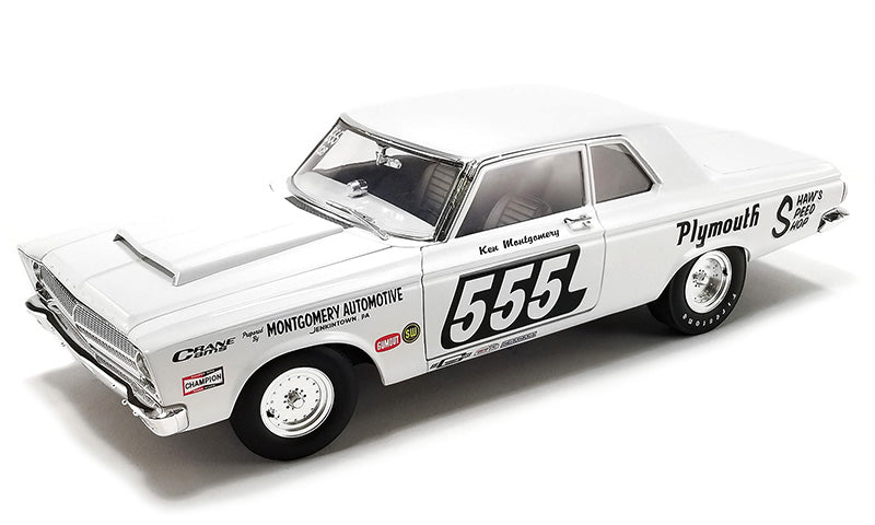 Acme A1806600 1/18 Scale 555 Triple Nickel - 1968 Plymouth Belvedere Super