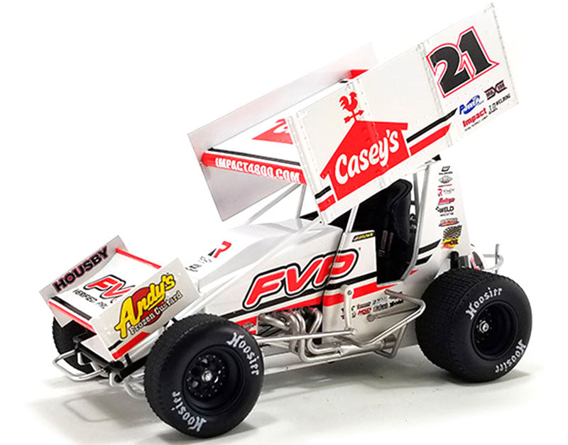 Acme A1822009 1/18 Scale 2022 #21 Casey's General Store Sprint Car