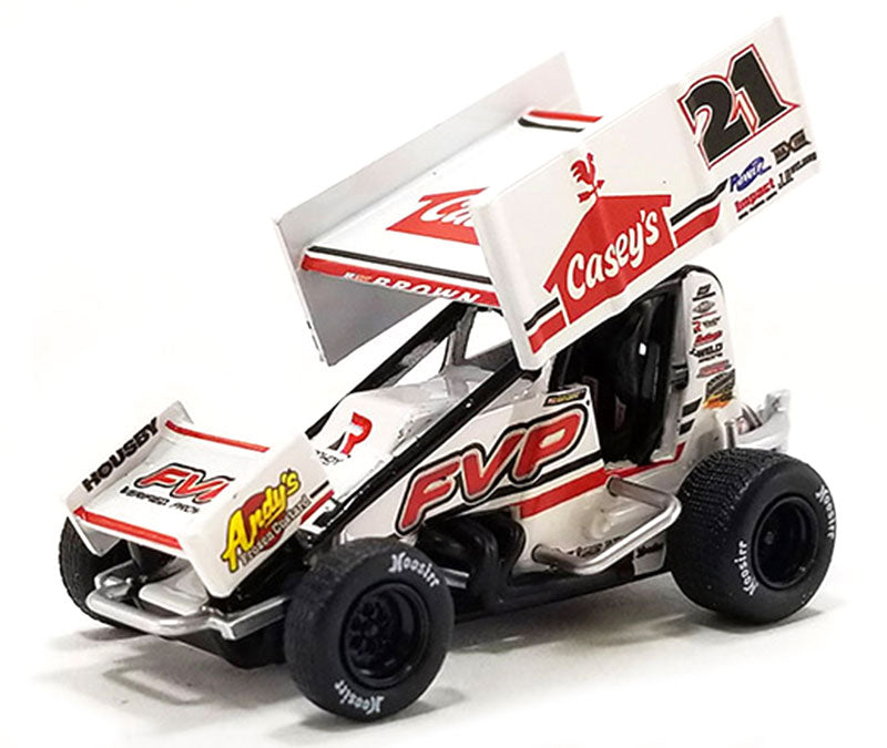 Acme A6422009 1/64 Scale 2022 #21 Casey's General Store Sprint Car