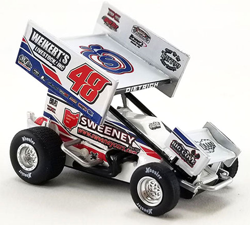 Acme A6422014 1/64 Scale 2022 #48 Weikert's Livestock / Sweeney Sprint Car