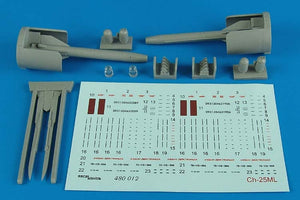 Aerobonus 480012 1/48 Ch25ML (AS10 Karen) Air-to-Ground Missiles (D)