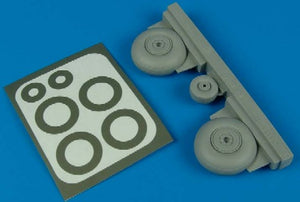 Aires 4446 1/48 C47 Wheels & Paint Masks For TSM