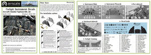 Airscale 2414 1/24 Hawker Typhoon Mk 1B Instrument Panel (Decal) (D)