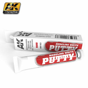 AK Interactive 103 White Acrylic Modeling Hard Putty 20ml Tube