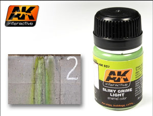 AK Interactive 27 Slimy Grime Light Enamel Paint 35ml Bottle
