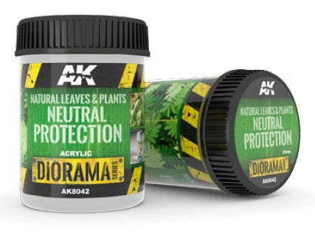 AK Interactive 8042 Diorama Series: Natural Leaves & Plants Neutral Protection Acrylic 250ml Bottle
