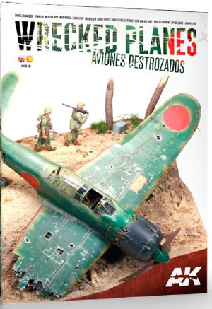 AK Interactive 918 Wrecked Planes Weathered Modeling Book