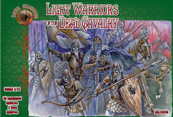 Alliance Figures 72013 1/72 Light Warriors of the Dead Cavalry Figures (10 Mtd, 2 foot)