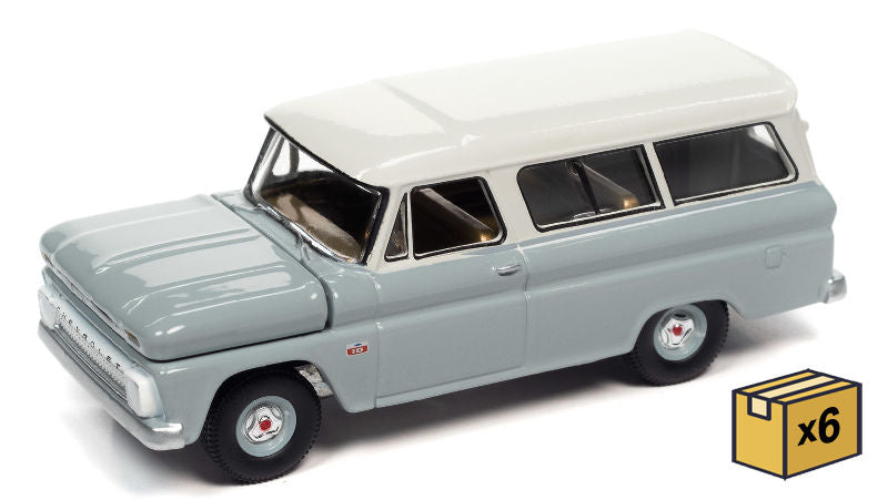 Auto World AWSP091-A-CASE 1/64 Scale 1966 Chevrolet Suburban