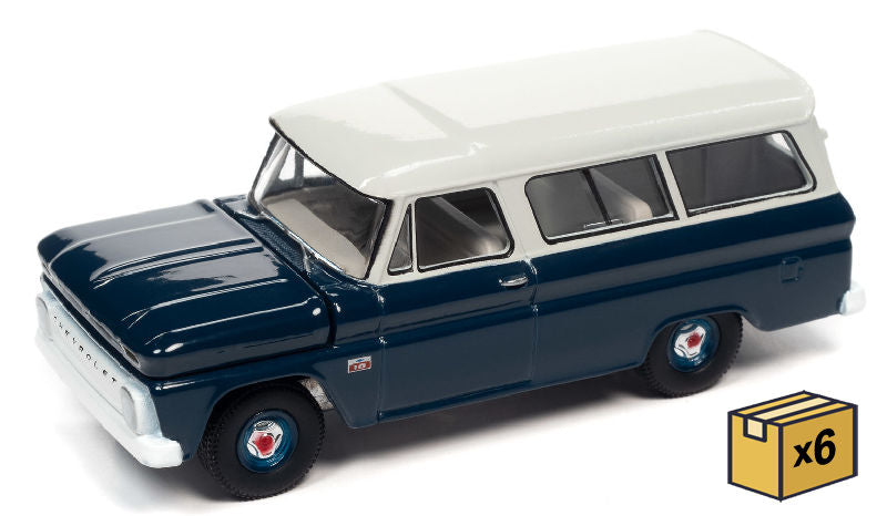 Auto World AWSP091-B-CASE 1/64 Scale 1966 Chevrolet Suburban