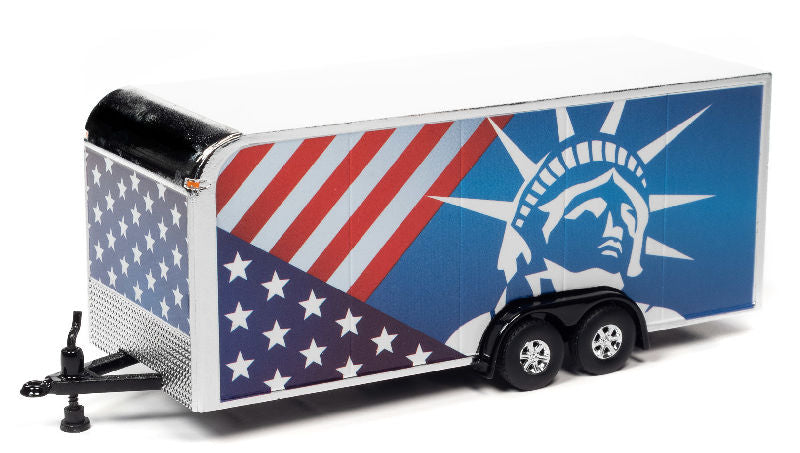 Auto World AWSP092 1/64 Scale Enclosed Trailer