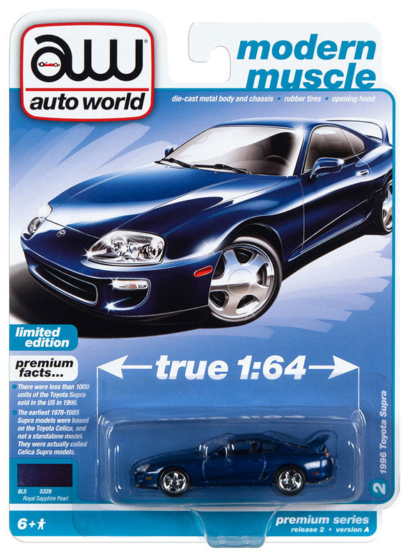 Auto World AWSP102-A 1/64 Scale 1996 Toyota Supra