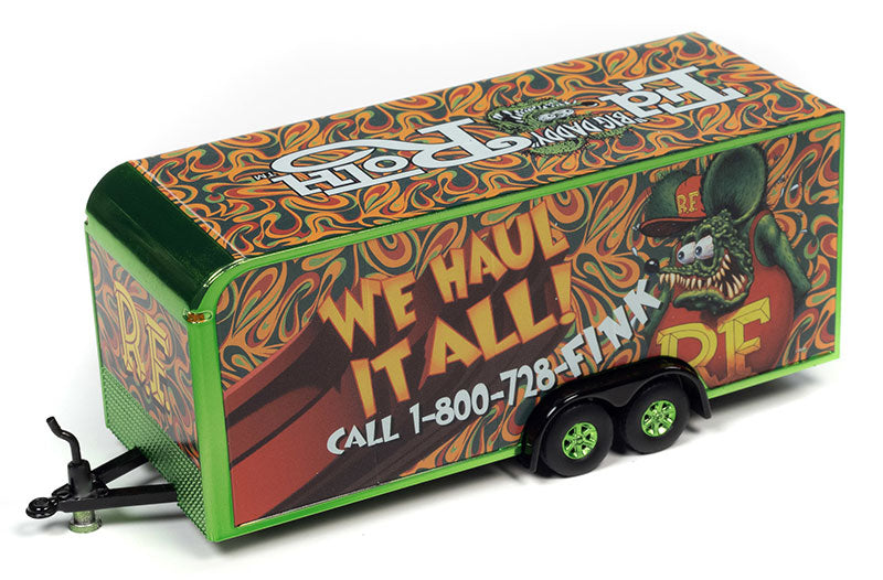 Auto World AWSP106 1/64 Scale Rat Fink - Enclosed Trailer