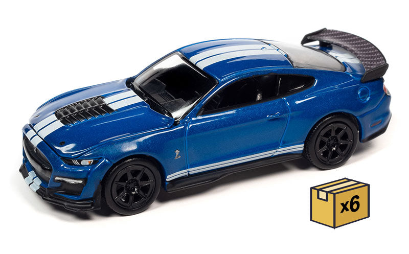 Auto World AWSP114-A-CASE 1/64 Scale 2021 Shelby GT500 - Carbon Edition