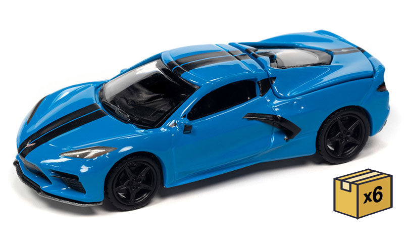 Auto World AWSP124-B-CASE 1/64 Scale 2020 Chevrolet Corvette