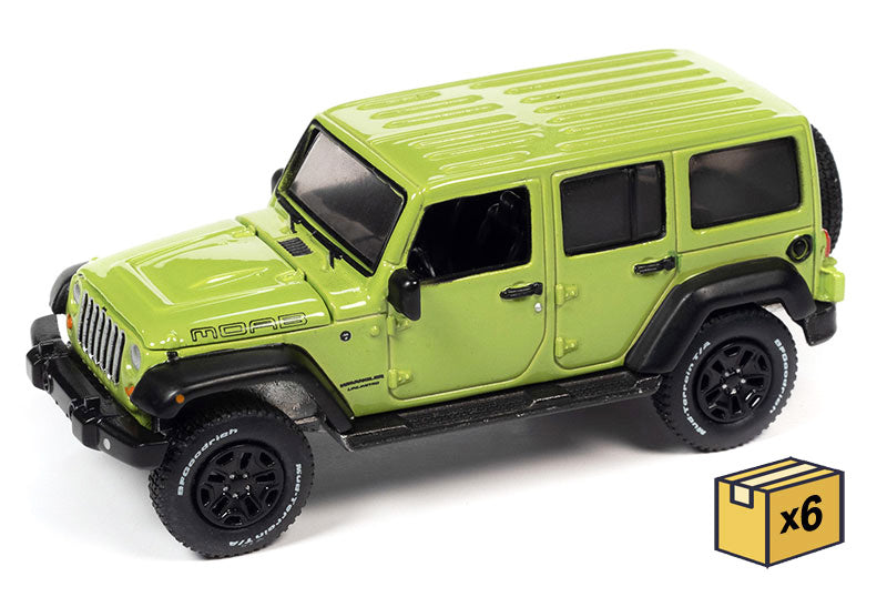 Auto World AWSP130-B-CASE 1/64 Scale 2013 Jeep Wrangler Unlimited Moab Edition