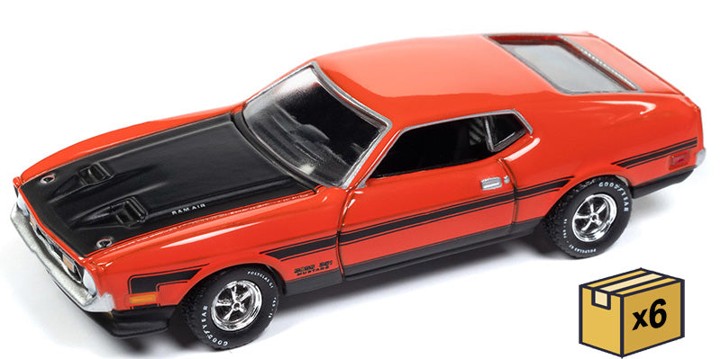 Auto World AWSP159-CASE 1/64 Scale 1971 Ford Mustang Boss 351