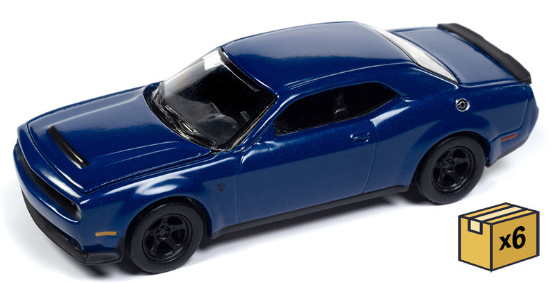 Auto World AWSP161-CASE 1/64 Scale 2018 Dodge Challenger SRT Demon