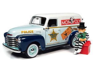 Auto World AWSS129 1/18 Scale Monopoly - 1948 Chevrolet Panel Delivery Van