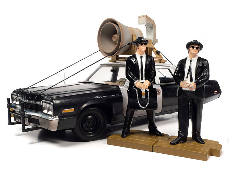 Auto World AWSS133 1/18 Scale Blues Brothers - 1974 Dodge Monaco Police Pursuit