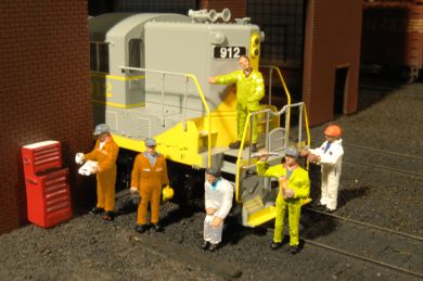 Bachmann 33113 HO Scenescapes Mechanics (6 & Tool Chest)